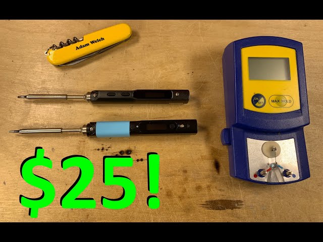 $25 Pinecil Soldering Iron vs TS100