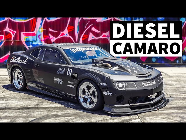 Revealing Our 1,500 lb-ft Diesel Swapped Camaro – Is This Our Ultimate Burnout Car? // HHH Ep.010