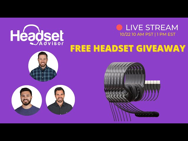 Discover Headsets FREE Giveaway! Live Oct. 22 10 AM PST | 1 PM EST