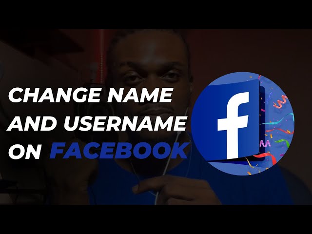 How to change Facebook name and username 2024