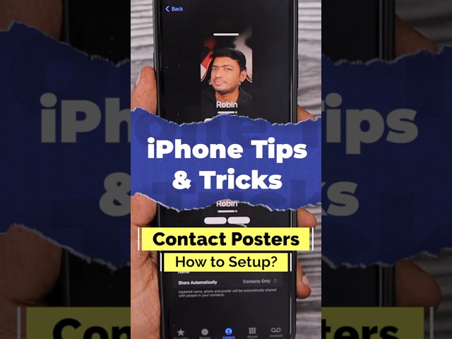 Contact Posters 🔥 How to Setup and Use on #iPhone ? 📱