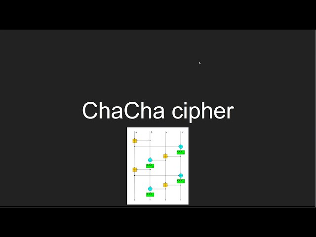 ChaCha Cipher - Overview