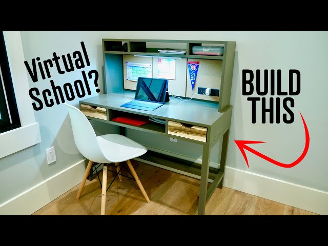How to Build a Virtual Schooling Workstation | Free DIY Plans