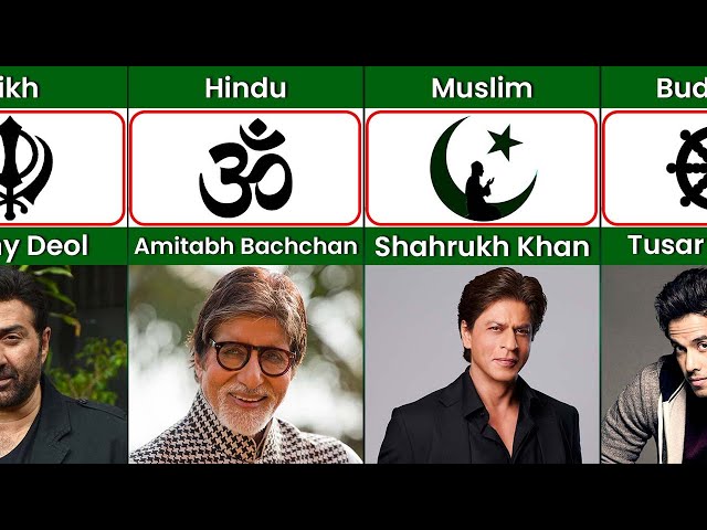Religion of Bollywood Actors