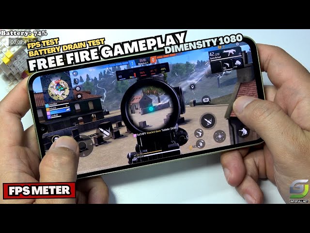 Samsung Galaxy A34 5G test game Free Fire | Dimensity 1080