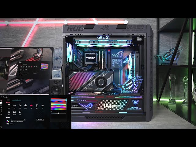 Is This The Computer Of Your Dreams? FULL ROG All In One Water Cooling PC