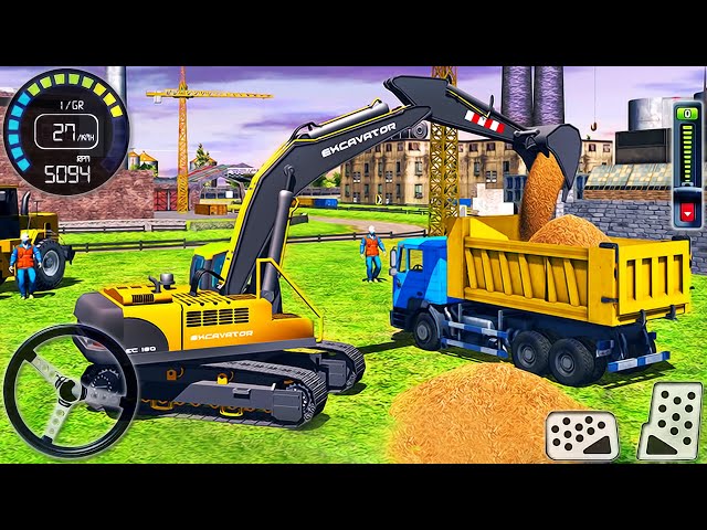 Excavator Machine Heavy Crane 3D - City Truck Construction Simulator - Android GamePlay