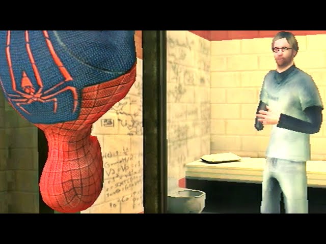 The Amazing Spider-Man (Wii) - Walkthrough Part 3 - Beloit Psychiatric Hospital ( No Damage)