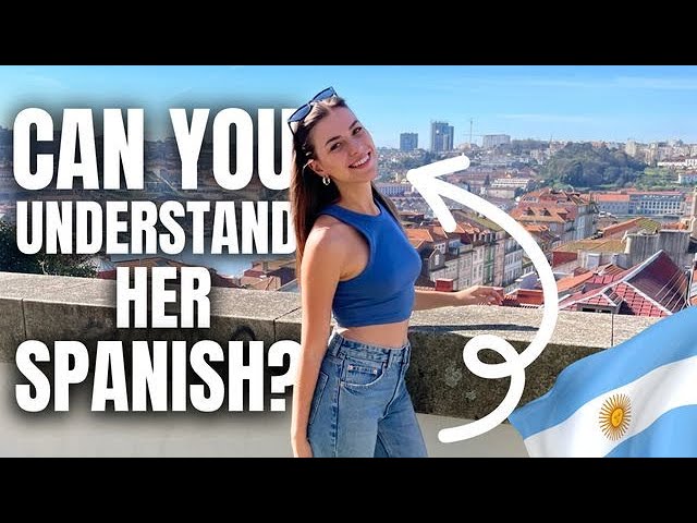 Argentinian Girl Shows You Around Portugal! - Beginner Spanish