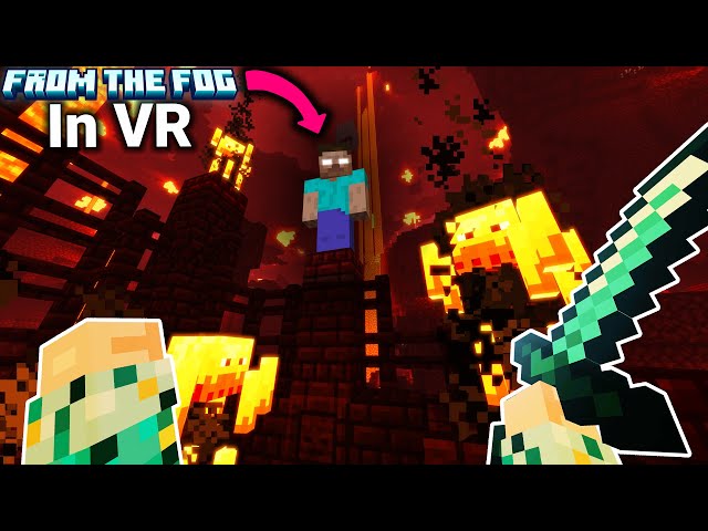 He's here too.. Surviving Herobrine From the Fog in VR! Ep 5