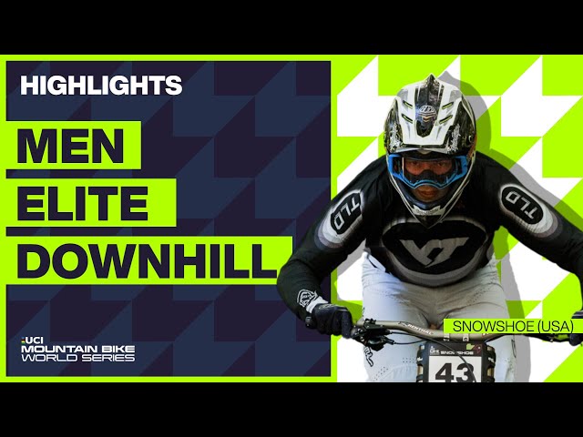 Snowshoe - Men Elite DHI Highlights | 2023 UCI Mountain Bike World Cup