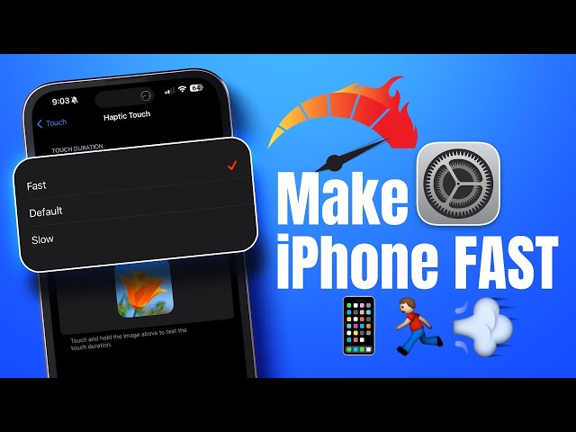 How to make your iPhone FASTER in 5 Easy Steps ￼