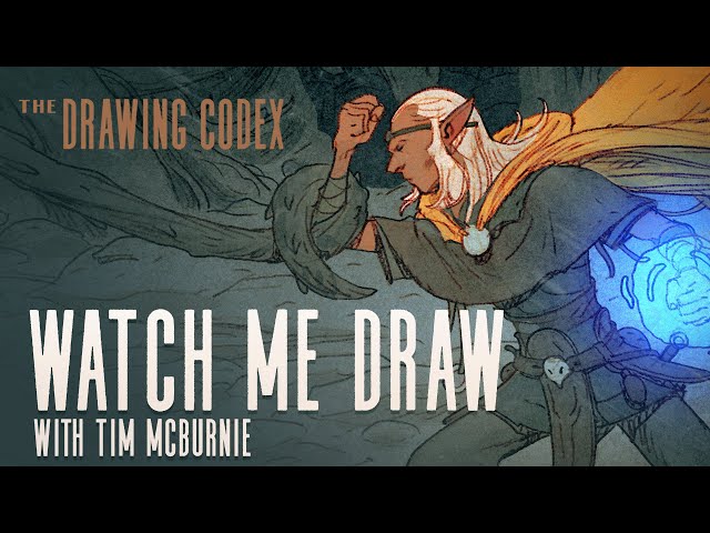 Watch me Draw this Cool Fantasy Fight Scene! REAL TIME... FULLY NARRATED