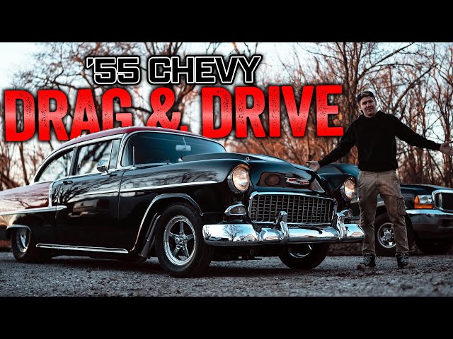 Papaw Goes for a Ride in Our New Drag and Drive ‘55 Chevy!