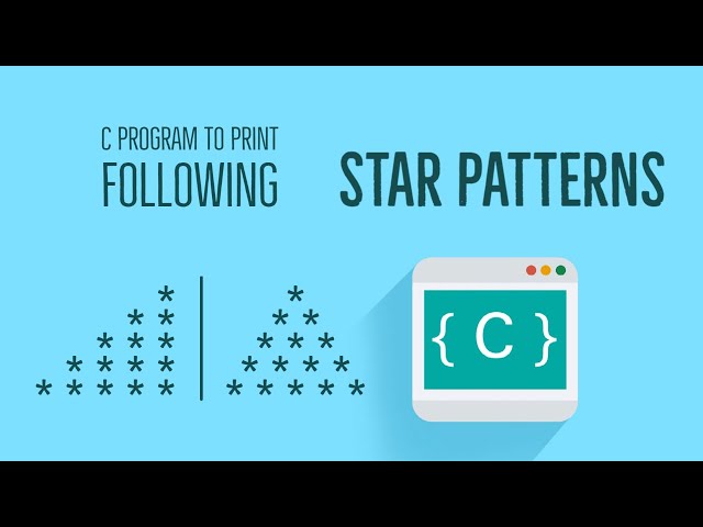 C Program to Print Given Star Patterns