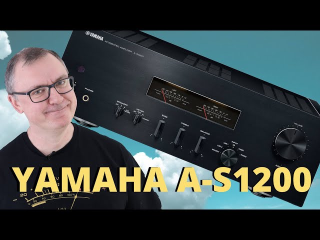 Yamaha A-S1200 Integrated Amplifier Review. It's big, crammed with retro nostalgia...and VU meters!