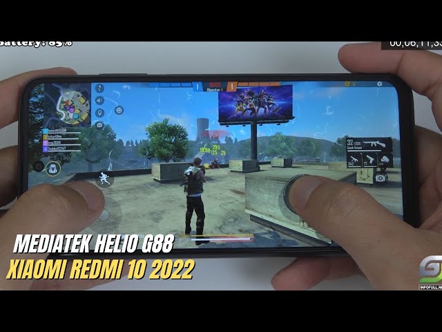 Xiaomi Redmi 10 2022 test game Free Fire