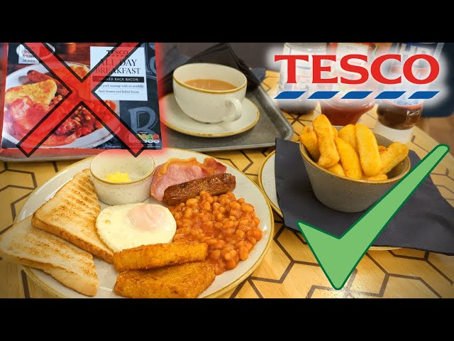 TESCO Cafe Breakfast | Better than the ready meal they sent me??