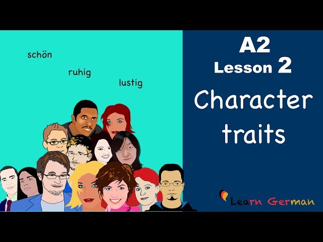Learn German A2 | Character traits | Charaktereigenschaften | German for beginners | A2 - Lesson 2