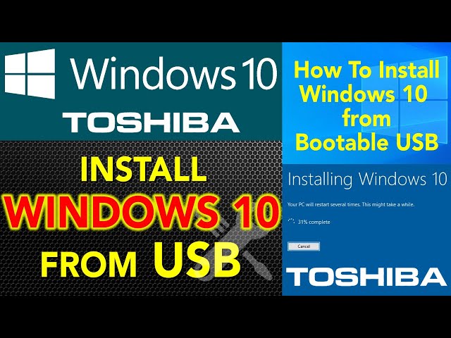 How To Install Windows 10 FREE on Toshiba Laptop