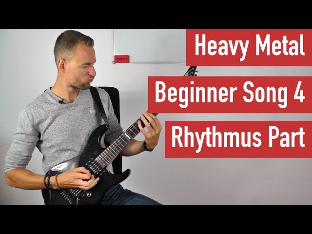 E-Gitarre lernen - Heavy Metal Beginner Song 4 - Rhythmus Part | Guitar Master Plan