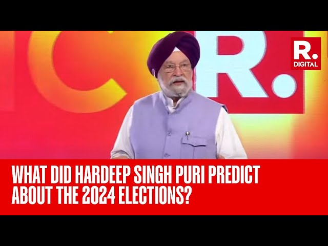 PM Modi's Minister Hardeep Singh Puri's Two Predictions For 2024 | #bharatthenextdecade