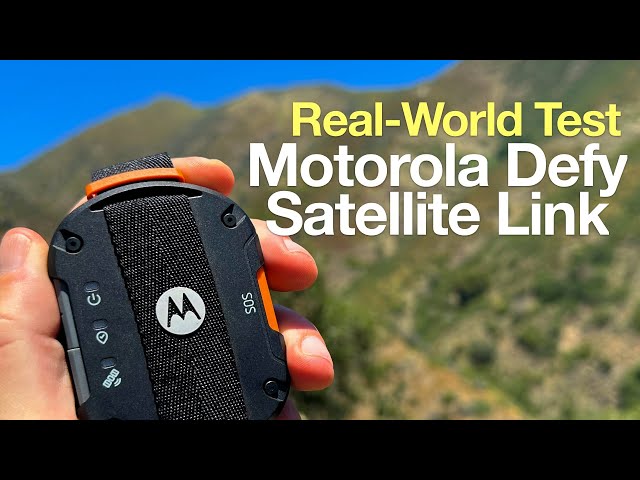 Motorola Defy Satellite Link Review (Real World Test)