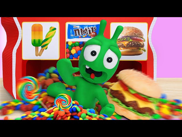 Pea Pea and Trouble With Food Vending Machines | Kids' Videos - Pea Pea Wonderland