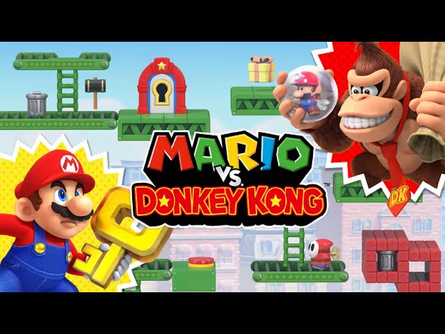 Mario vs Donkey Kong - Full Game Walkthrough