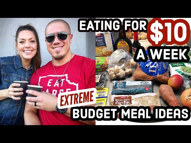 HOW TO EAT FOR $10 A WEEK | EXTREME Budget Grocery Haul & Meal Plan | Vegan On A Budget
