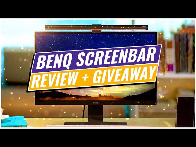 BENQ SCREENBAR PLUS GIVEAWAY + REVIEW! 🔥