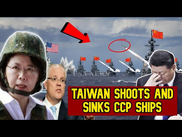 South China Sea: Shots Fired as Chinese Ships ram Taiwan's new Coast Guard Ship
