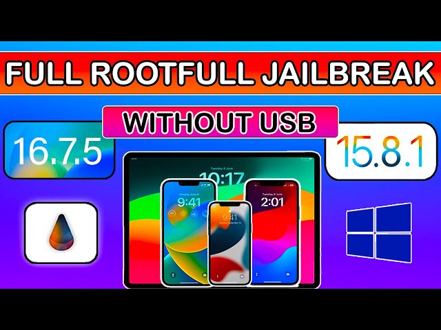 Full Rootfull Jailbreak on iOS 16.7.7/15.8.2| Install PaleRa1n Jailbreak Windows Without USB WinRa1n
