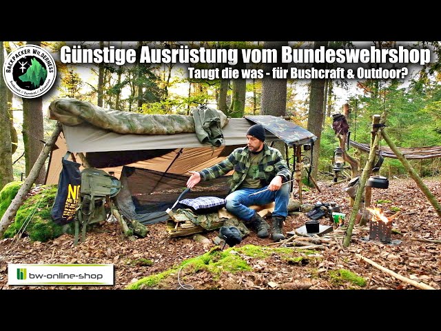 Was taugt günstige Ausrüstung vom Bundeswehr Shop für Outdoor - Test unter Realbedingungen -