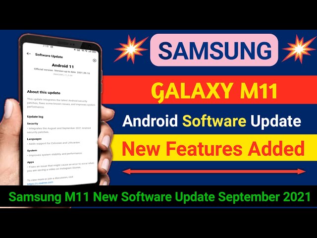 Samsung M11 New Update | Software Update Samsung Galaxy m11 | One Ui 3.1.1 | New features  | Review