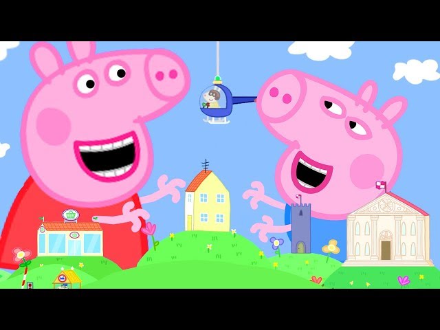 Giant Peppa Pig at the Tiny Land