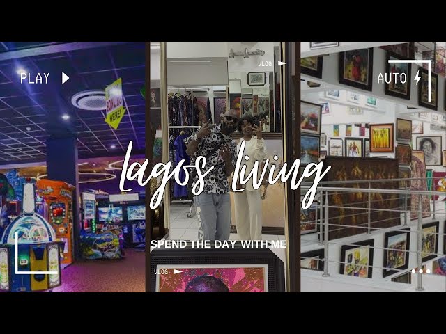 Lagos Living Vlog: Nike Arts Gallery 🖼️| Rufus and Bees🎮| Jazzhole Library📖 ft. Dadi