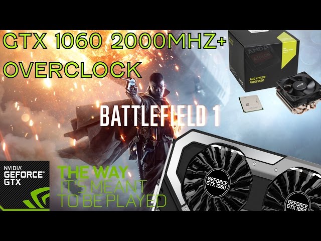 AMD 880K + GTX 1060 6gb Gaming Battlefield 1 Beta Ultra 1080p