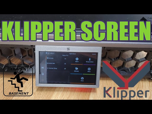 Add a Touchscreen to your 3D Printer - Klipper Screen - Chris's Basement - 2023