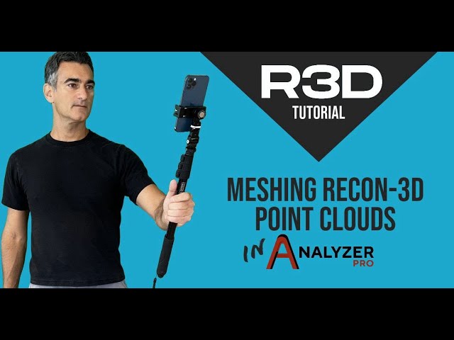 TUTORIAL: Meshing Recon-3D Point Clouds in Analyzer Pro | Recon - 3D scanning app |  3D Forensics