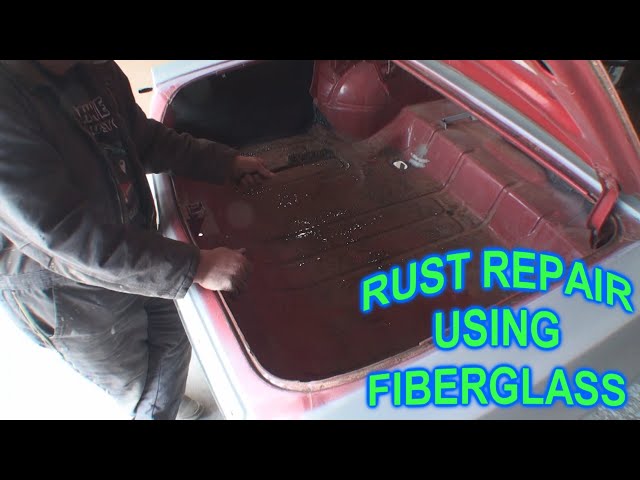 How To Fix Rust Using Fiberglass - Cheap Inexpensive and EASY!