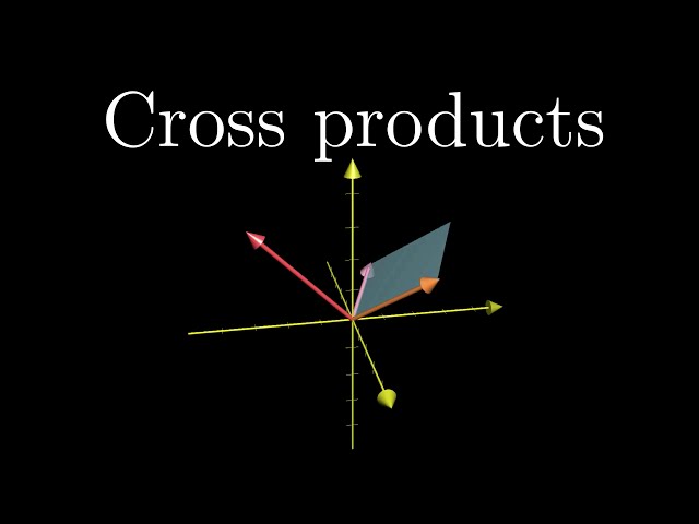 Cross products | Chapter 10, Essence of linear algebra