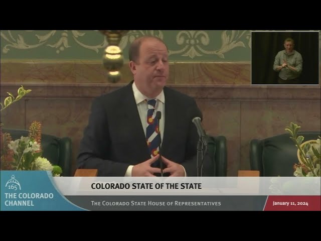 Watch Colorado 2024 State of the State speech by Gov. Jared Polis