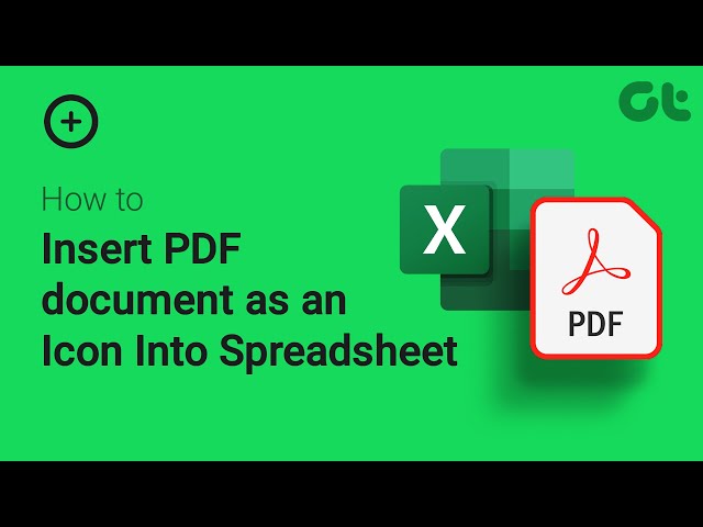 How To Insert PDF Document As Icon Into A Spreadsheet | Attach PDF as Icons on Microsoft Excel!