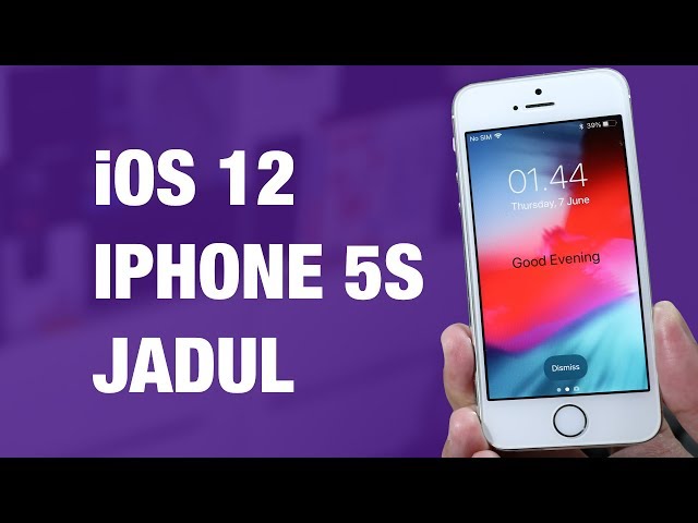 Review iOS 12 di iPhone 5s Jadul — Performa, Fitur, dsb