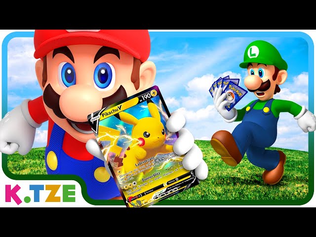 Mario will Pokemon Karten SPIELEN 😍😂 Super Mario Odyssey Story