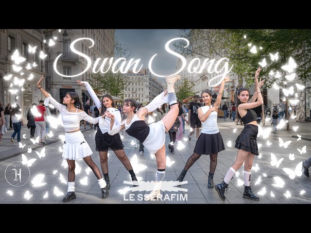 [K-POP IN PUBLIC FRANCE | ONE TAKE]  LE SSERAFIM (르세라핌) -  SWAN SONG | Dance Cover By HUNTERLAND