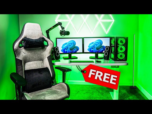 I Built a Gaming Setup for COMPLETELY FREE!