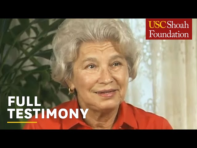 Holocaust Survivor Judy Lachman | “The World Was Just Too Cruel for Me” | USC Shoah Foundation