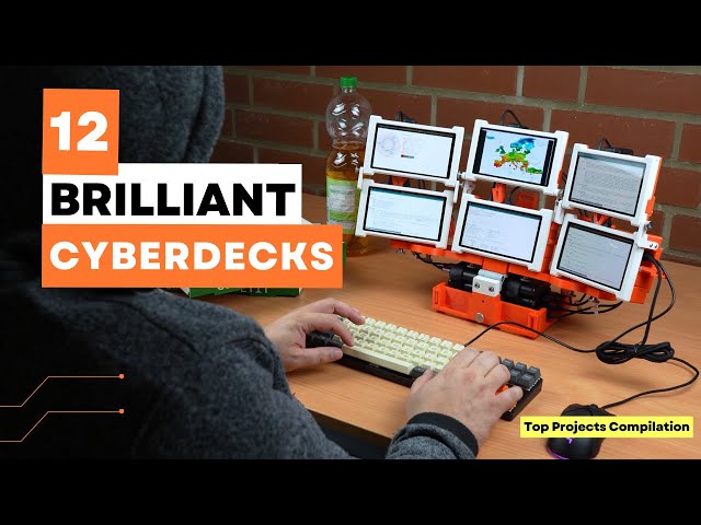 12 Brilliant Cyberdecks to try using Raspberry Pi!